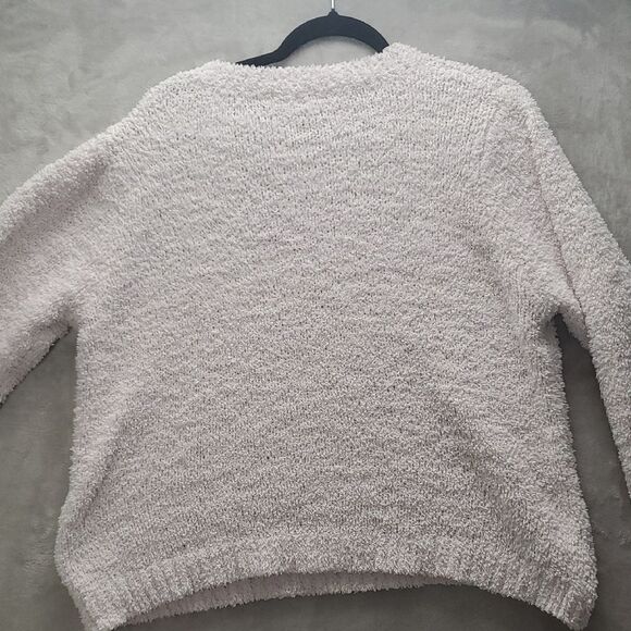 POL | MEDIUM WOMENS | FUZZY COZY OVERSIZED KNIT SWEATER in PALE PINK JP2A 133793 - Picture 10 of 13